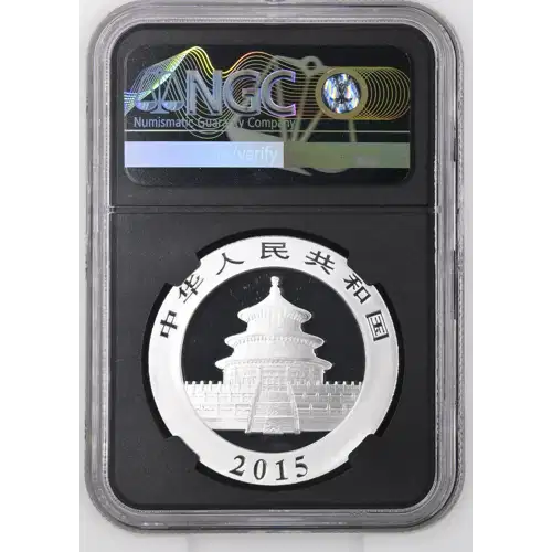 2015 - 1oz Panda Silver Coin - China 10Yn - NGC MS69 (S14-B13)